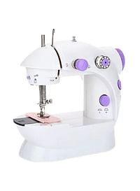 Portable Sewing Machine SM-202A White/Purple/Silver