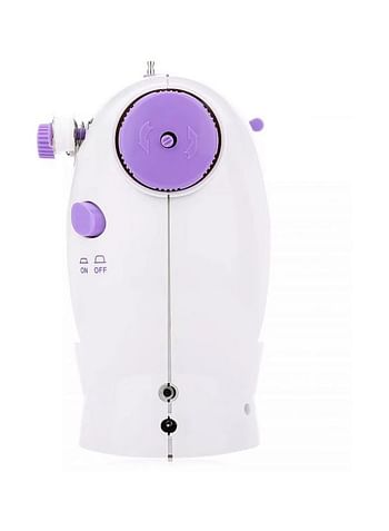 Portable Sewing Machine SM-202A White/Purple/Silver