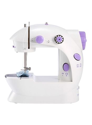 Portable Mini Sewing Machine H32520-US White/Purple