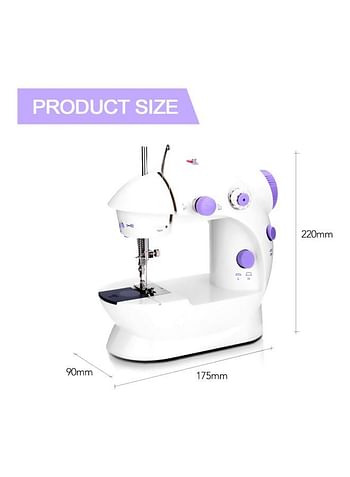 Electric Sewing Machine HQD-300 White/Violet/Silver