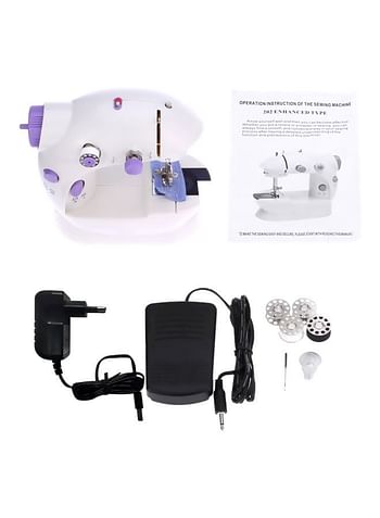 Electric Sewing Machine HQD-300 White/Violet/Silver