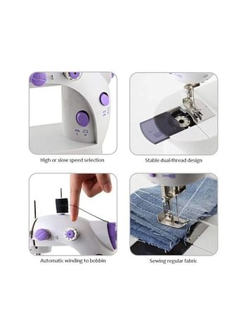 Sewing Machine White/Purple JXH-SWK1 White/Purple