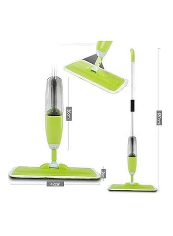 Healthy Spray Mop Green/Silver/Black 130 x 8.8 x 2cm