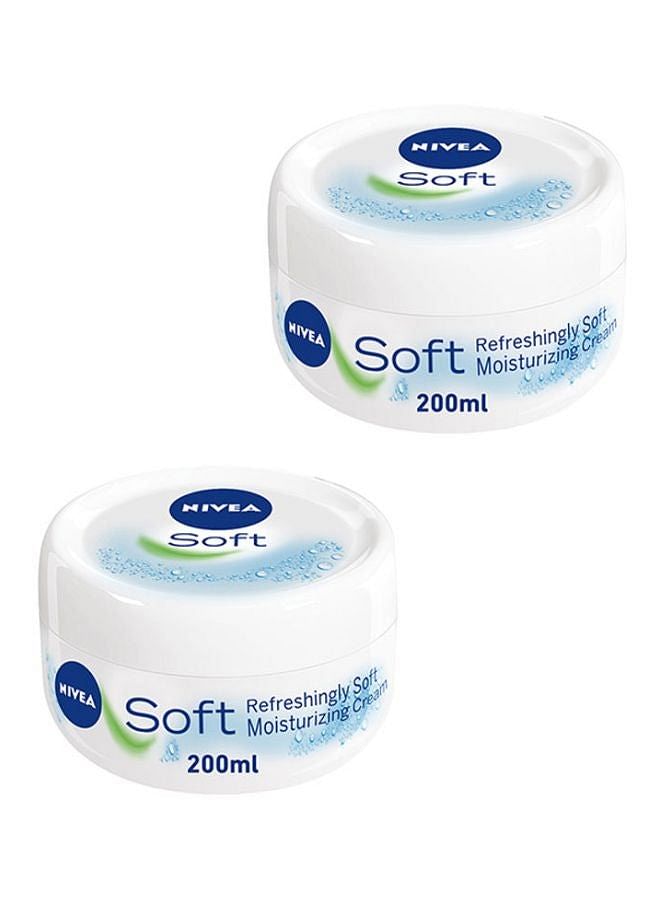 Refreshingly Soft Moisturizing Cream, Pack Of 2 2x200ml