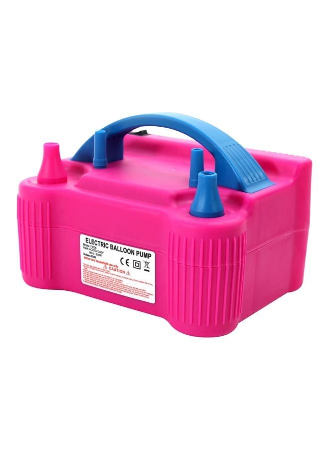 Multifunctional Electric Balloon Pump Pink/Blue 195x155x125mm