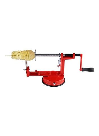 Potato Slicer Spiral Cutter Red/Silver/Black