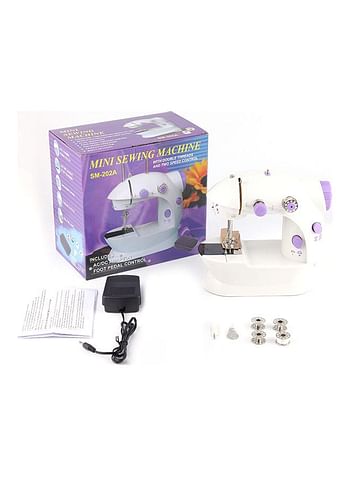 Portable Mini Sewing Machine White