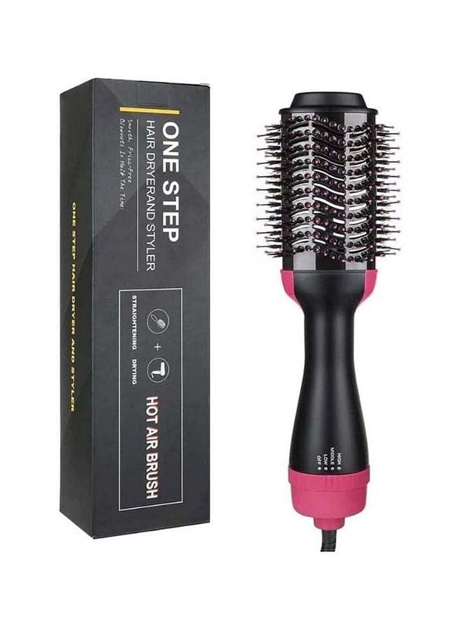 One Step Hair Dryer And Styler Black/Pink