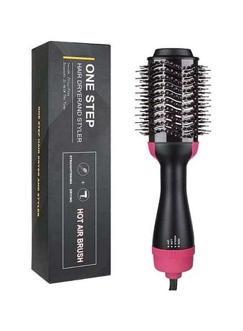 One Step Hair Dryer And Styler Black/Pink