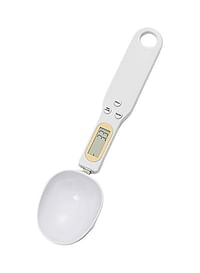 500g-0.1g Coffee Tea Digital Electronic Weighing Measuring Spoon White 19 x 6 x 6cm