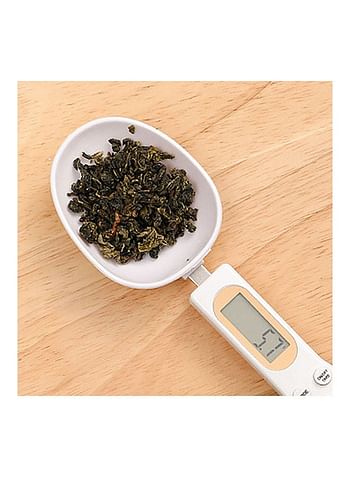 500g-0.1g Coffee Tea Digital Electronic Weighing Measuring Spoon White 19 x 6 x 6cm