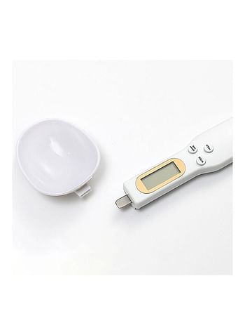 500g-0.1g Coffee Tea Digital Electronic Weighing Measuring Spoon White 19 x 6 x 6cm