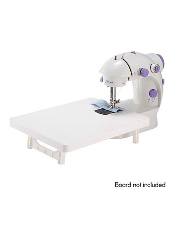 Portable Dual Speed Mini Sewing Machine H32520-UK White/Purple