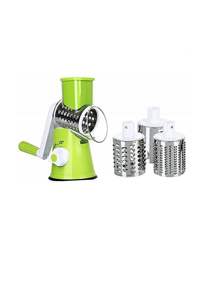 4-Piece Vegetable Slicer 15 x 10 x 17 centimeter Green