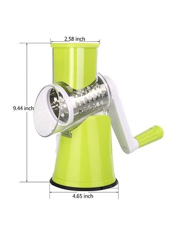 4-Piece Vegetable Slicer 15 x 10 x 17 centimeter Green