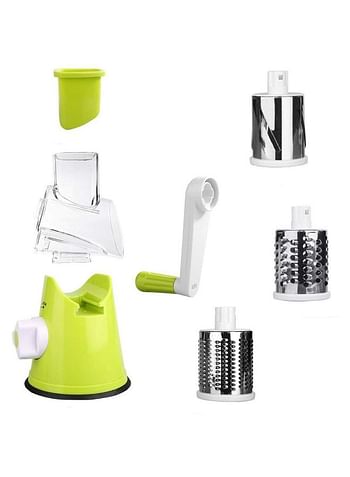 4-Piece Vegetable Slicer 15 x 10 x 17 centimeter Green