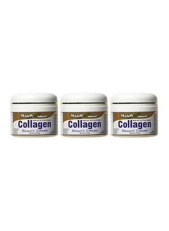 3-Piece Natural Collagen Beauty Cream 3x57grams