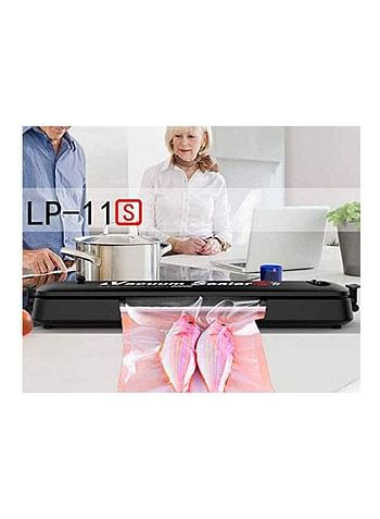 Vacuum Sealer Household Automatic Packing Food Preservation Vacuum Air Sealer With 15 Bags Black