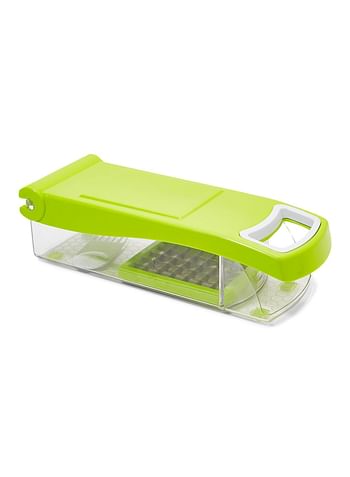 2-In-1 Vegetable And Fruits Cutter/Slicer Green