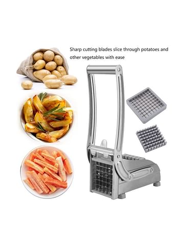 Multipurpose Potato Slicer Silver 260x120x95mm