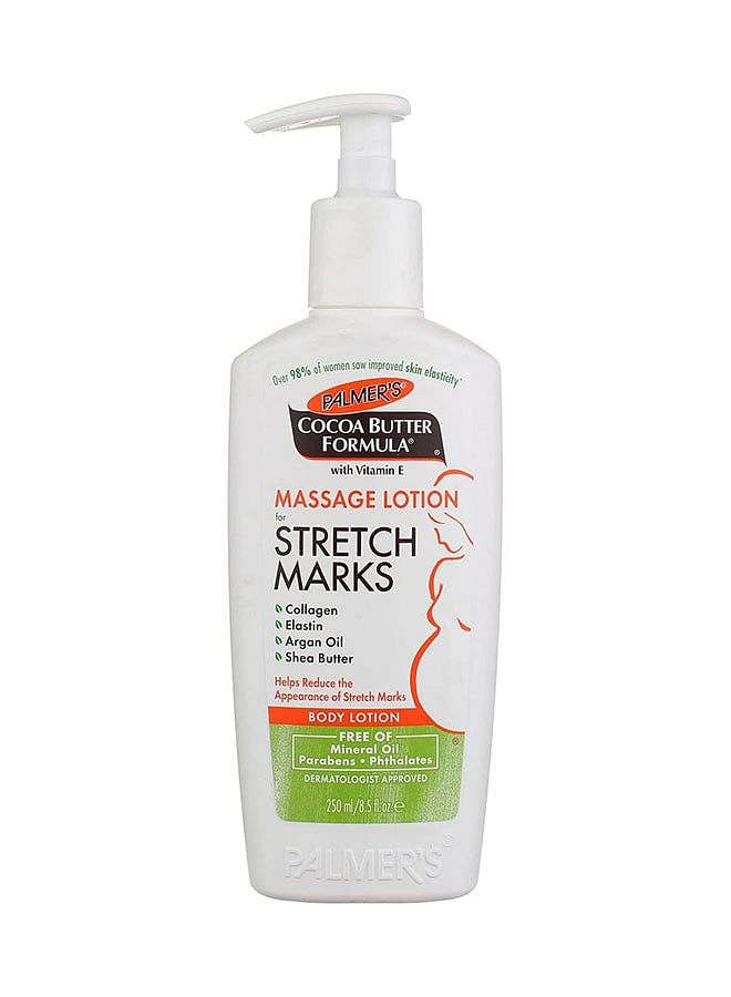 Cocoa Butter With Vitamin E Formula Stretch Marks Massage Lotion 250ml