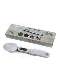 Electronic Digital Kitchen Lab Gram Measuring Spoon Weighing Scale White 500ml