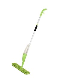 Spray Mop With Microfiber Cleaning Pad Green/White/Silver