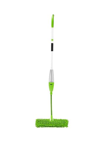 Spray Mop With Microfiber Cleaning Pad Green/White/Silver