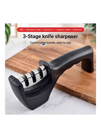 Kitchen Knife Sharpener Black