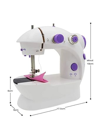 Mini Sewing Machine BA2710 White/Purple