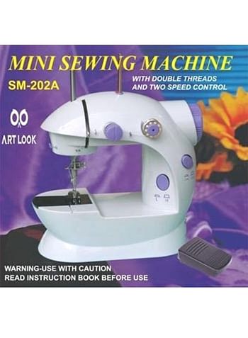 Mini Sewing Machine BA2710 White/Purple