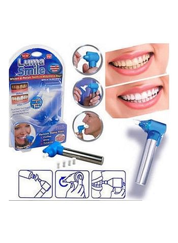 Electric Micro Dental Teeth Whitening Polish Machine Blue/Silver