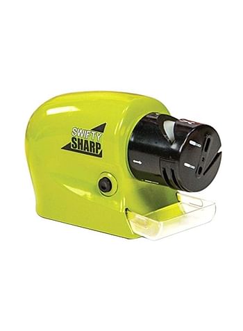 Cordless Motorized Knife Sharpener Green/Black 7.5x4.5x5.5inch