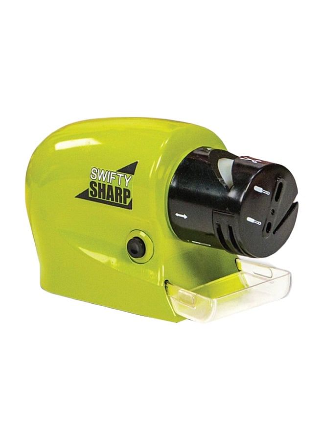 Motorized Knife Blade Sharpener Green 7.5 x 4.5 x 5.5inch