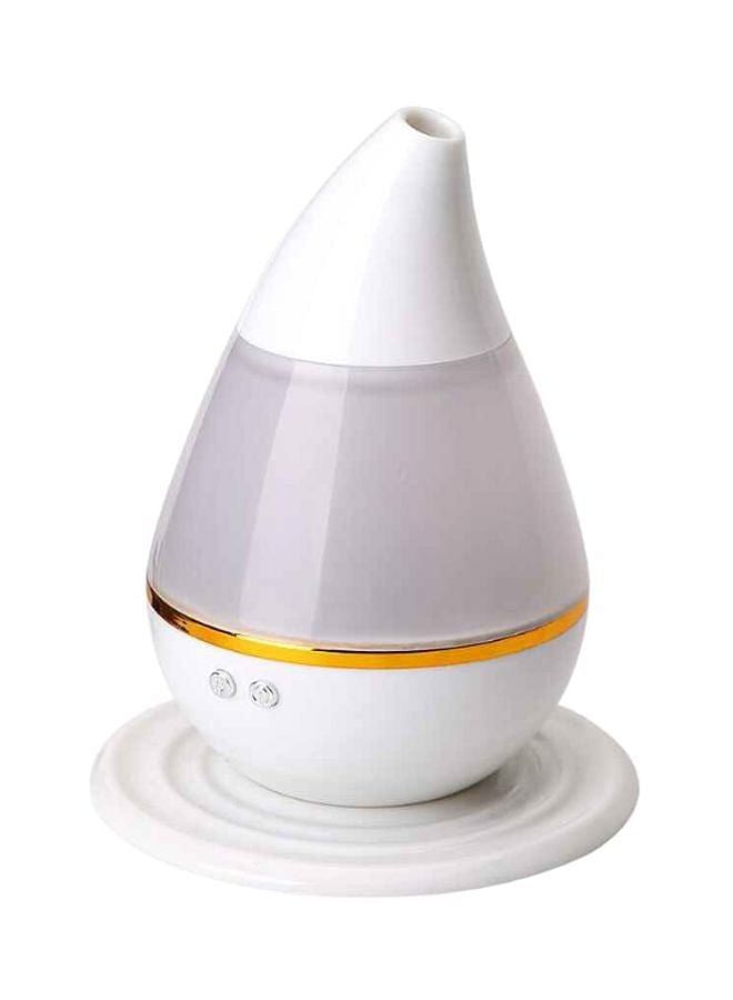 USB Water Drop Shape Mini Aromatherapy Humidifier 250ml White