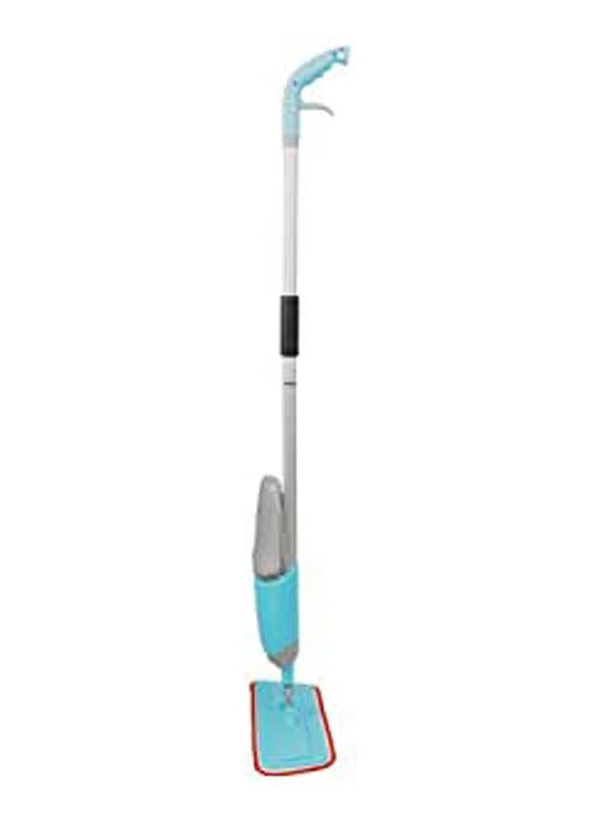 Hand-Free Spray Horizontal Lazy Mop Blue