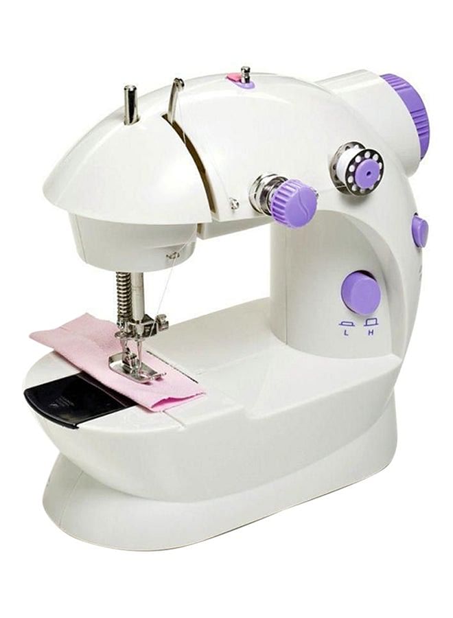 Portable Mini Sewing Machine White/Purple DLC-31121 White/Purple