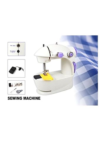 Portable Mini Sewing Machine White/Purple DLC-31121 White/Purple