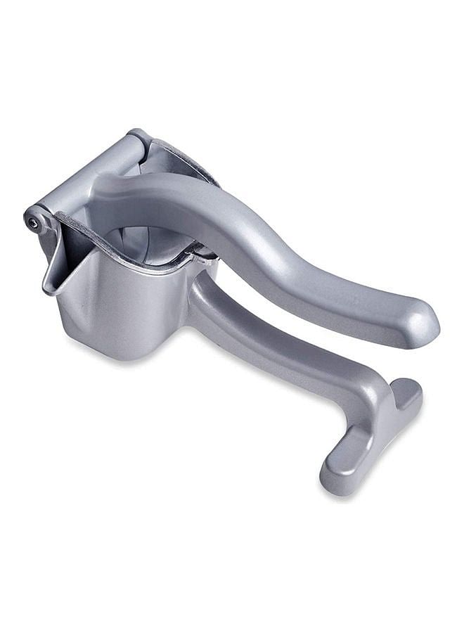 Stainless Steel Manual Hand Juicer Silver 800grams