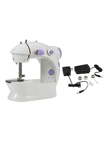 Mini Multifunction Portable Sewing Machine White/Purple ZK1342500 White/Purple