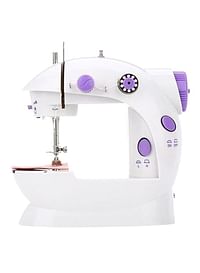 4-In-1 Mini Sewing Machine White/Purple 55846 White/Purple