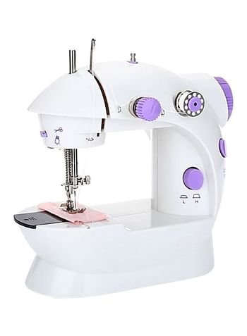 4-In-1 Mini Sewing Machine White/Purple 55846 White/Purple