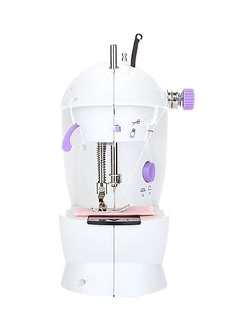 4-In-1 Mini Sewing Machine White/Purple 55846 White/Purple