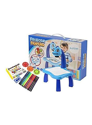 Painting Toy Projector Learning Drawing Desk with 12 Pens and 24 Patterns