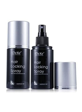 Hair Building Fibers With Hair Locking Spray Set