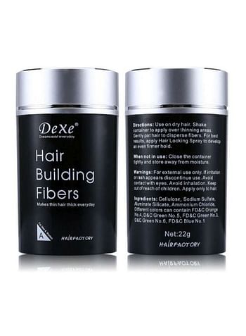 Hair Building Fibers With Hair Locking Spray Set