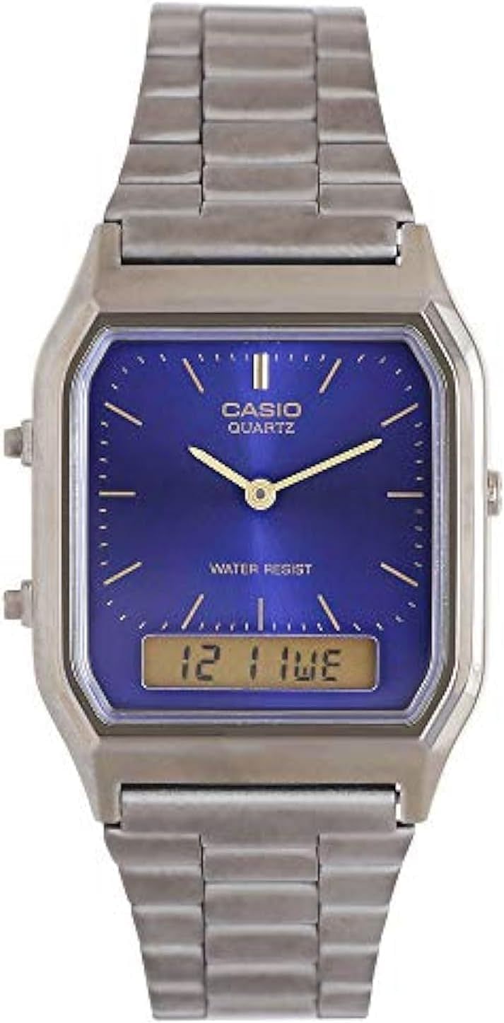 Casio Mens Quartz Watch Grey|Blue