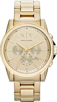 AX Armani Exchange Chronograph Watch for Men with Leather, Stainless Steel or Silicone Band AX2099