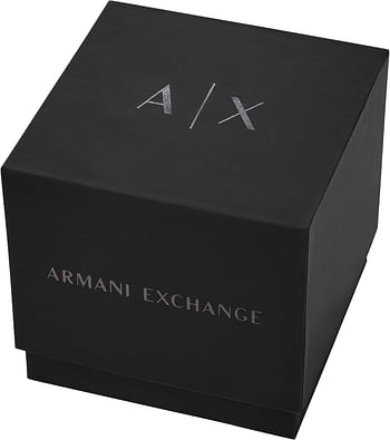 AX Armani Exchange Chronograph Watch for Men with Leather, Stainless Steel or Silicone Band AX2099