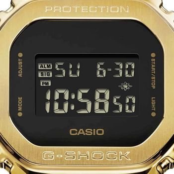 Casio G-Shock The Origin GM-5600G-9ER Digital Watch Black/Gold, Strap